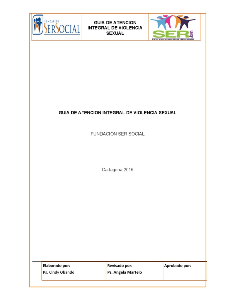 Guía Integral de Atención a Víctimas de Violencia Sexual | PDF ...