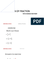 Addition of Fraction 8a