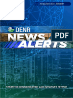 DENR News Alerts 21 March 2021 Sunday Opt