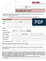 MCI - Job Application Form 2020