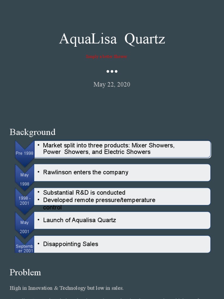 Aqualisa Quartz Simply A Better Shower PDF Shower Marketing