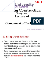 Building Construction: W0ll0 University