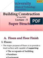 KIOT Building Construction Lecture