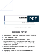 Typhoid Fever: DR Bharat D. Zinjurke