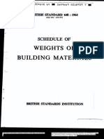 BS648-1964 - Weights of BLDG Materials