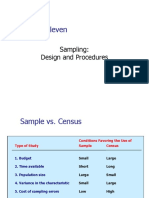 11 Sampling Design and Procedures