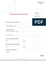 Distributorship Application Form: Applicant's Photograph (2 Copies Attested)