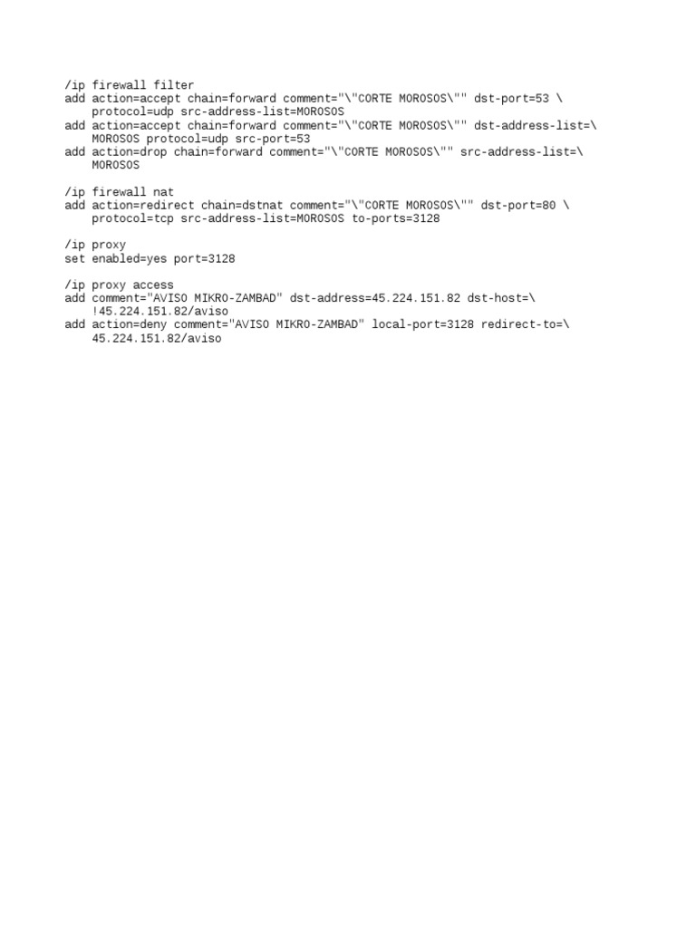 Network Access Control Rules | PDF