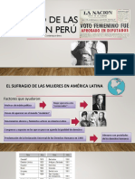 Sufragio de Las Mujeres en Perú. Expo PDF