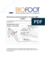 Ejercicios para Pisada Supinadora