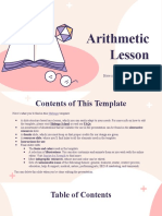 Arithmetic Lesson Overview