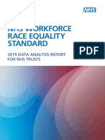 Nhs Workforce Race Equality Standard: 2019 Data Analysis Report For Nhs Trusts