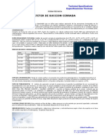 Ficha Tecnica Sonda de Succion Cerrada