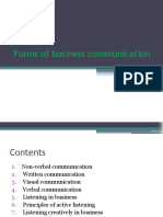 CH 5 Forms of Business Communication