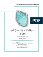 Doll Panties - Knitting Pattern - 18-Inch Doll