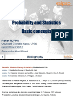 Probability and Statistics Basic Concepts: Florian RUPPIN