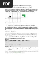 Assignment On Divide and Conquer