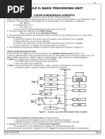 Module 5: Basic Processing Unit: 1.some Fundamental Concepts