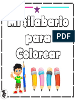 Silabario Colorear