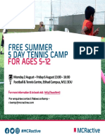 Tennis Camp - Tennis Centre