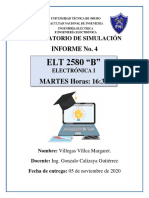 ELT 2580 "B": MARTES Horas: 16:30