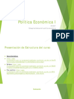 Política Económica I diapositivas unidad I La ciencia economica