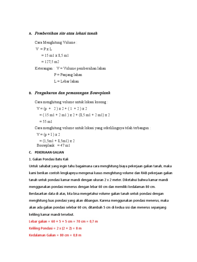 Rumus Rab | PDF | Metode & Bahan Ajar | Griya & Taman