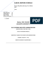 Allagappa Research Report Format