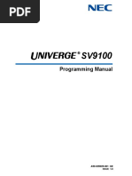 SV9100 Programming Manual GE 1 0