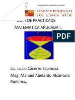 Guia de Practica de Matematica Aplicada I
