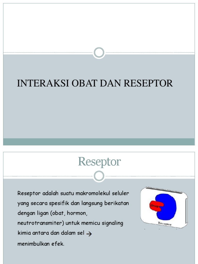 12.13 Interaksi Obat Reseptor | PDF