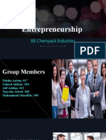 Entrepreneurship: BB Chempack Industries