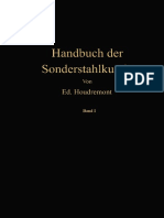 Handbuch Der Sonderstahlkunde by Prof. Dr.-Ing. Eduard Houdremont