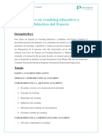 10100108 - Experto en coaching educativo y did&aacute;ctica del franc&eacute;s 