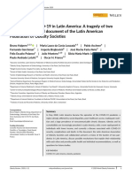 Obesity and COVID-19 in Latin America: A Tragedy of Two Pandemics - Official Document of The Latin American Federation of Obesity Societies