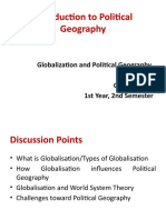 Globalization and Political Geofgraphy