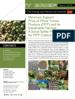 Policy Brief - Sustainable Harvest of Minor Forest Produce (MFP) - 10!02!2018