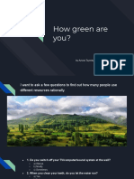 How Green Are You?