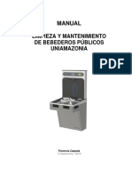 Manual: Limpieza Y Mantenimiento de Bebederos Públicos Uniamazonia