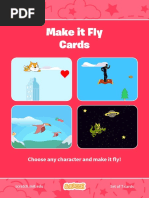 Scrach Fly Cards