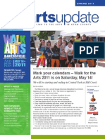 Artsupdate: Mark Your Calendars - Walk For The Arts 2011 Is On Saturday, May 14!