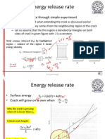 Energy Release Rate Through Simple Experiment