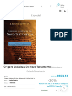 Origens Judaicas Do Novo Testamento - J.Julius Scott JR
