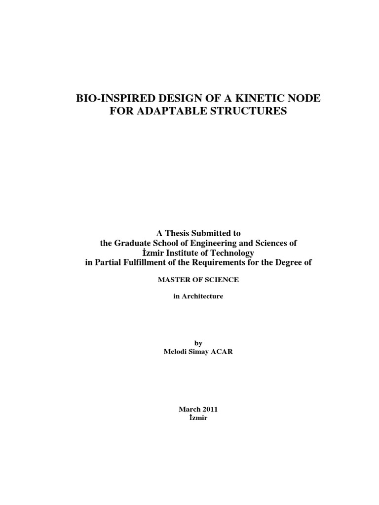 Bio-Inspired Kinetic Node Design | PDF | Sustainability | Life