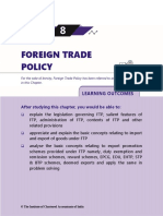 Foreign Trade Policy: Learning Outcomes