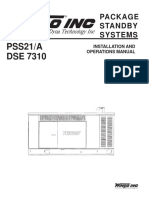 PSS21/A DSE 7310: Package Standby Systems