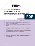 Appointment and Remuneration of Managerial Personnel: Learning Outcomes