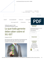 Lo Que Todo Gerente Debe Saber Sobre El SG-SST - SafetYA®