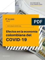 Efectos en La Economía Colombiana Del Covid 19 (Coyuntura Económica, EAFIT, Informe-especial-2020-Abril)