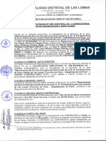 Contrato de Obra Municipalidad Las Lomas